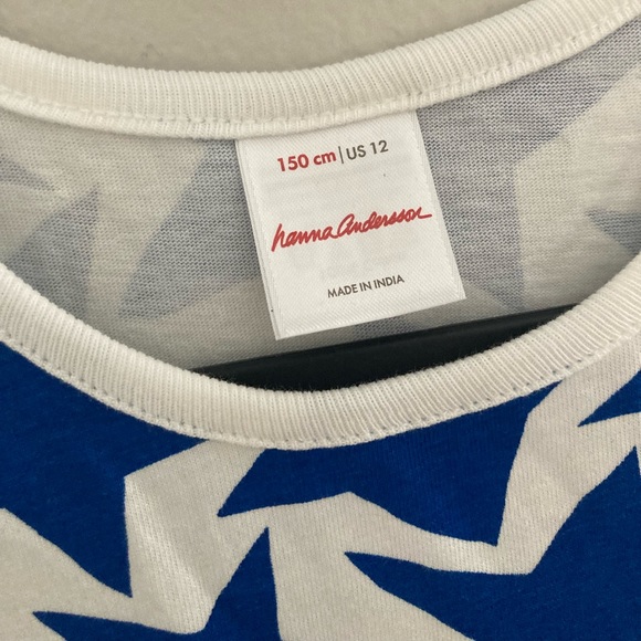 [Hanna Andersson] NWOT Summer '22 Star Print Pocket Dress 150 cm / US 12 - Picture 7 of 8